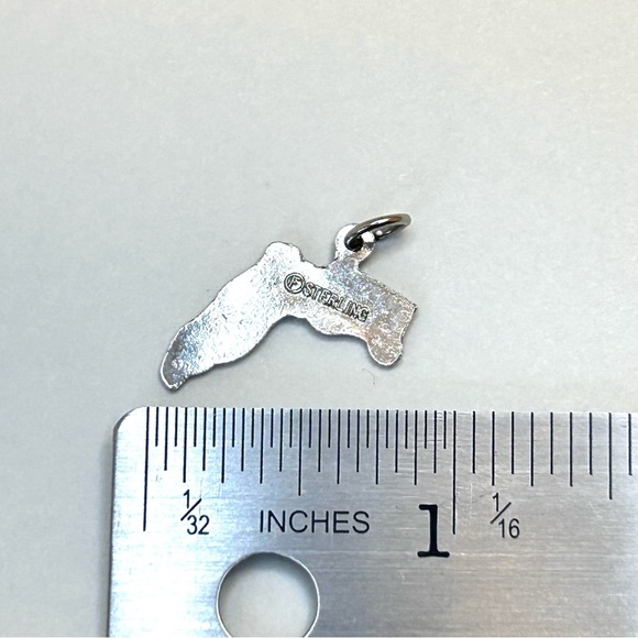 Florida Sterling Charm Only Palm Tree Cities Travel Charm Silver And Blue State - Picture 4 of 4